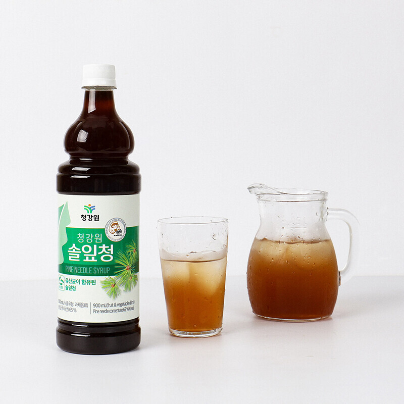 농업회사법인 청강원영농 주식회사,청강원 솔잎청 900ml / 솔잎차 340ml
